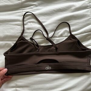 Alo brown sports bra